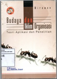 Budaya Dan Iklim Organisasi,Teori Aplikasi Dan Penelitian