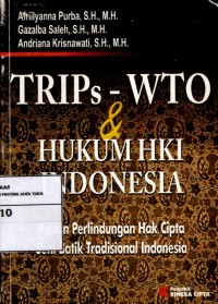 TRIPs - WTO & Hukum HKI Indonesia