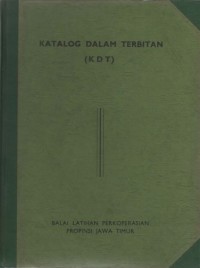 Katalog Dalam Terbitan (KDT)