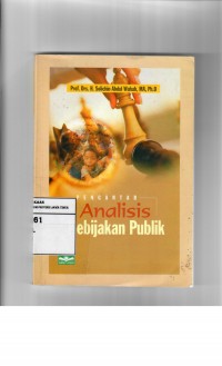 Analisis Kebijakan Publik