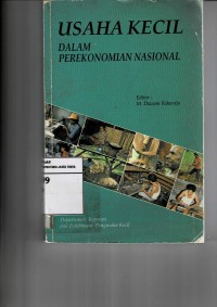 Usaha Kecil Dalam Perekonomian Nasional