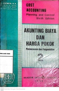 Akunting Biaya Dan Harga Pokok- Perencanaan Dan Pengendalian 2
