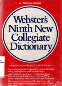 WEBSTERS NINTH NEW COLLEGIATE DICTIONARY