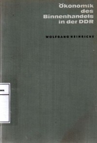 Okonomik Des Binnenhandels In Der DDR