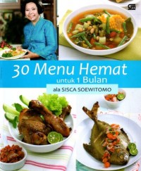30 Menu Hemat Untuk 1 Bulan