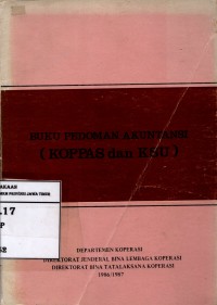 Buku Pedoman Akuntansi (KOPRAS dan KSU)