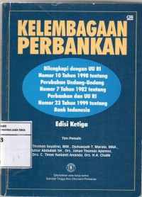 Kelembagaan Perbankan
