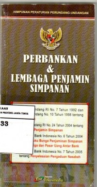 Perbankan & Lembaga Penjamin Simpanan: Himpunan Peraturan Perundang-Undangan