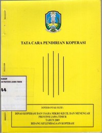 Tata Cara Pendirian Koperasi