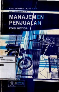 Manajemen Penjualan Edisi Ketigas