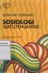 Sosiologi Suatu Pengantar