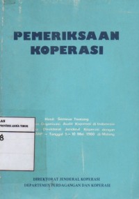 Pemeriksaan Koperasi